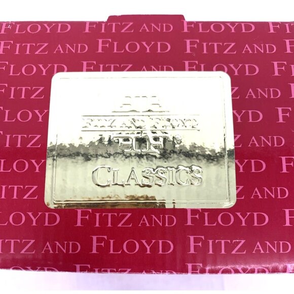 Fitz and Floyd Snowy Woods Bunny Rabbit Ornament Hand Blown Glass - Picture 9 of 9